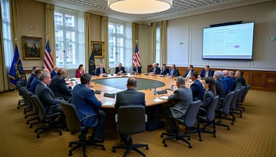 Political strategy meeting at BSS PolCap